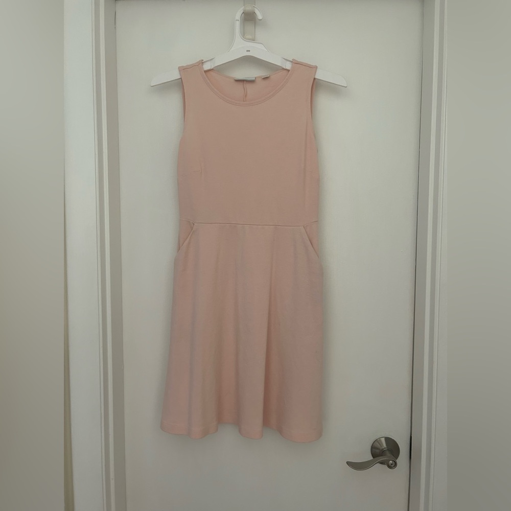 New York & Company baby pink pocket dress